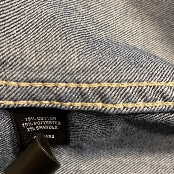 Express distressed denim button down- size small - Picture 5 of 9